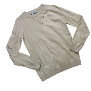 Stitches & Stripes Long Sleeve Cutout Sweater